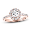 Thumbnail Image 1 of THE LEO Diamond Engagement Ring 1-1/8 ct tw Round-cut 14K Rose Gold