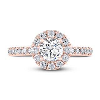 THE LEO Diamond Engagement Ring 1-1/8 ct tw Round-cut 14K Rose Gold | Kay