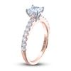 Thumbnail Image 2 of THE LEO Diamond Engagement Ring 1-3/8 ct tw Princess & Round-cut 14K Rose Gold