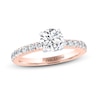 THE LEO Diamond Engagement Ring 1-3/8 ct tw Round-cut 14K Rose Gold | Kay