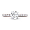 Thumbnail Image 3 of THE LEO Diamond Engagement Ring 1-3/8 ct tw Round-cut 14K Rose Gold