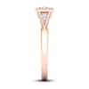 Thumbnail Image 2 of Diamond Engagement Ring 5/8 ct tw Round-cut 14K Rose Gold