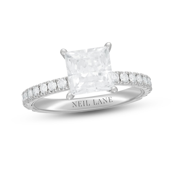 Neil Lane Princess-cut Diamond Engagement Ring 2-3/8 ct tw 14K White Gold
