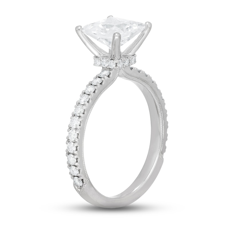 Main Image 3 of Neil Lane Princess-cut Diamond Engagement Ring 2-3/8 ct tw 14K White Gold