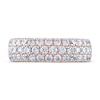 Thumbnail Image 2 of THE LEO Ideal Cut Diamond Anniversary Ring 1-1/2 ct tw 14K Rose Gold