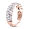 Thumbnail Image 3 of THE LEO Ideal Cut Diamond Anniversary Ring 1-1/2 ct tw 14K Rose Gold