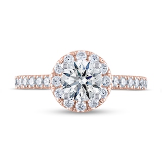 THE LEO Ideal Cut Diamond Engagement Ring 1-1/3 ct tw 14K Rose Gold | Kay