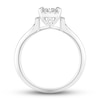 Thumbnail Image 2 of Now + Forever Diamond Engagement Ring 5/8 ct tw Princess & Round-cut 14K White Gold