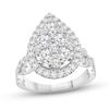 Thumbnail Image 1 of Multi-Diamond Engagement Ring 2 ct tw Round-cut 14K White Gold