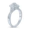 Thumbnail Image 2 of Multi-Diamond Engagement Ring 1/2 ct tw Round-cut 10K White Gold