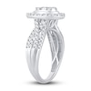 Thumbnail Image 2 of Multi-Diamond Engagement Ring 1 ct tw Round-cut 14K White Gold