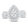 Thumbnail Image 3 of Multi-Diamond Engagement Ring 1 ct tw Round-cut 14K White Gold