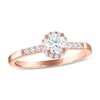 Thumbnail Image 1 of Diamond Engagement Ring 5/8 ct tw Round-cut 14K Rose Gold