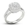 Thumbnail Image 1 of Multi-Diamond Engagement Ring 1-1/5 ct tw Round-Cut 14K White Gold