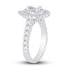 Thumbnail Image 1 of Multi-Diamond Engagement Ring 1-1/2 ct tw Pear & Round-cut 14K White Gold