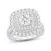 Thumbnail Image 1 of Multi-Diamond Engagement Ring 2 ct tw Round-cut 14K White Gold