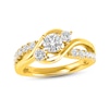 Thumbnail Image 1 of Diamond Three-Stone Engagement Ring 1 ct tw Round-cut 14K Yellow Gold