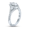 Thumbnail Image 2 of Monique Lhuillier Bliss Diamond Engagement Ring 1-1/2 ct tw Marquise, Pie & Round-Cut 18K White Gold