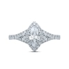 Thumbnail Image 3 of Monique Lhuillier Bliss Diamond Engagement Ring 1-1/2 ct tw Marquise, Pie & Round-Cut 18K White Gold