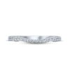 Thumbnail Image 2 of Monique Lhuillier Bliss Diamond Wedding Band 1/5 ct tw Round-cut 18K White Gold