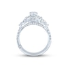 Thumbnail Image 4 of Monique Lhuillier Bliss Diamond Engagement Ring 1-5/8 ct tw Round, Pear, Marquise-cut 18K White Gold