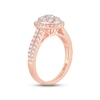 Thumbnail Image 2 of Multi-Diamond Engagement Ring 2 ct tw Round-cut 14K Rose Gold