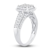 Thumbnail Image 2 of Multi-Diamond Engagement Ring 1 ct tw Princess & Round 14K White Gold