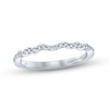 Thumbnail Image 1 of Monique Lhuillier Bliss Diamond Wedding Band 1/5 ct tw Round-cut 18K White Gold