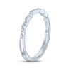 Thumbnail Image 2 of Monique Lhuillier Bliss Diamond Wedding Band 1/5 ct tw Round-cut 18K White Gold