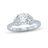 Thumbnail Image 1 of Monique Lhuillier Bliss Diamond Engagement Ring 2-1/8 ct tw Round & Marquise-cut 18K White Gold