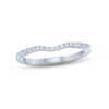 Thumbnail Image 1 of Monique Lhuillier Bliss Diamond Wedding Band 1/5 ct tw Round-cut 18K White Gold