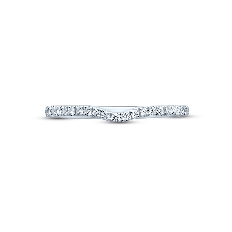 Main Image 3 of Monique Lhuillier Bliss Diamond Wedding Band 1/5 ct tw Round-cut 18K White Gold