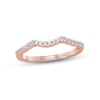 Thumbnail Image 1 of Monique Lhuillier Bliss Diamond Wedding Band 1/5 ct tw Round-cut 18K Rose Gold