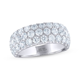 THE LEO Ideal Cut Diamond Anniversary Band 3 ct tw 14K White Gold