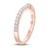 Thumbnail Image 2 of Monique Lhuillier Bliss Diamond Wedding Band 3/8 ct tw Round-cut 18K Rose Gold