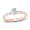 Thumbnail Image 1 of Monique Lhuillier Bliss Diamond Engagement Ring 5/8 ct tw Oval & Round-cut 18K Two-Tone Gold