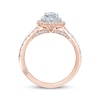 Thumbnail Image 2 of Monique Lhuillier Bliss Diamond Engagement Ring 1-1/4 ct tw Oval, Marquise & Round-cut 18K Two-Tone Gold