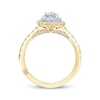 Thumbnail Image 3 of Monique Lhuillier Bliss Diamond Engagement Ring 1-1/4 ct tw Oval, Marquise & Round-cut 18K Two-Tone Gold