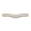 Thumbnail Image 3 of Monique Lhuillier Bliss Diamond Wedding Band 3/8 ct tw Round-cut 18K Yellow Gold