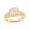 Thumbnail Image 1 of Diamond Engagement Ring 3/4 ct tw Round-cut 10K Yellow Gold