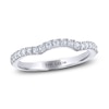 Thumbnail Image 1 of THE LEO Diamond Wedding Band 1/4 ct tw Round-cut 14K White Gold