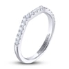 Thumbnail Image 2 of THE LEO Diamond Wedding Band 1/4 ct tw Round-cut 14K White Gold