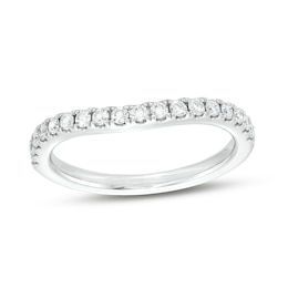 THE LEO First Light Diamond Wedding Band 1/3 ct tw 14K White Gold