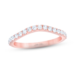 THE LEO First Light Diamond Wedding Band 1/3 ct tw 14K Rose Gold