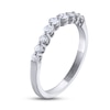 Thumbnail Image 1 of THE LEO Ideal Cut Diamond Wedding Band 1/3 ct tw Round-cut 14K White Gold