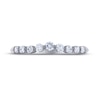 Thumbnail Image 2 of THE LEO Ideal Cut Diamond Wedding Band 1/3 ct tw Round-cut 14K White Gold