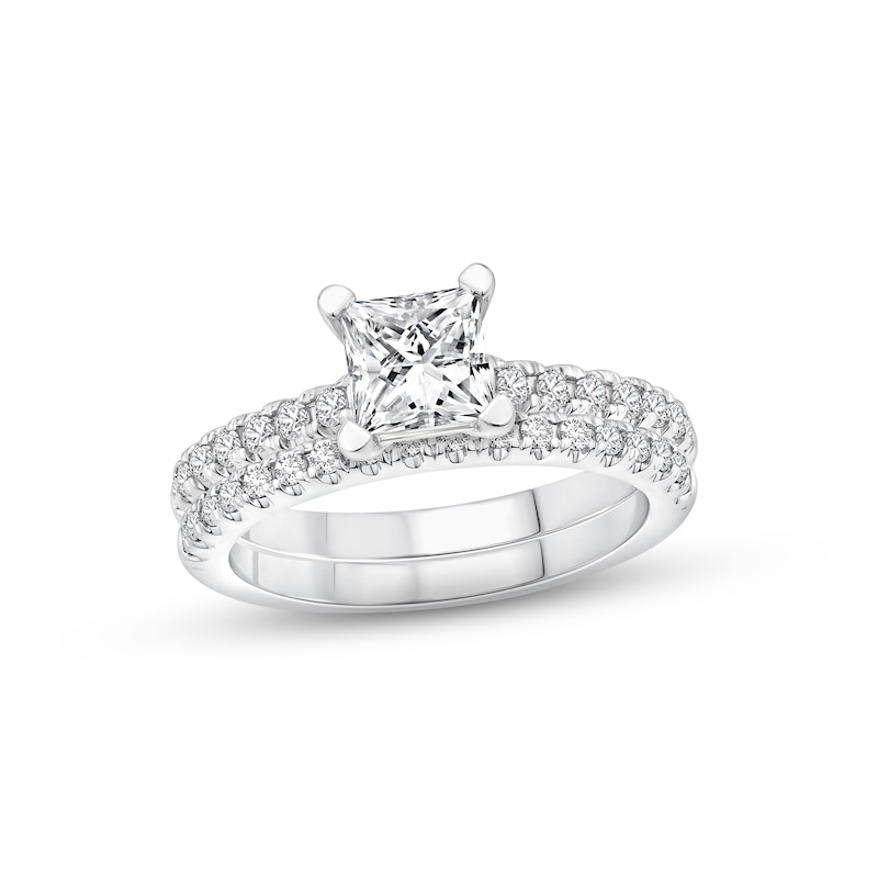 Main Image 1 of Diamond Bridal Set 1-1/2 ct tw 14K White Gold