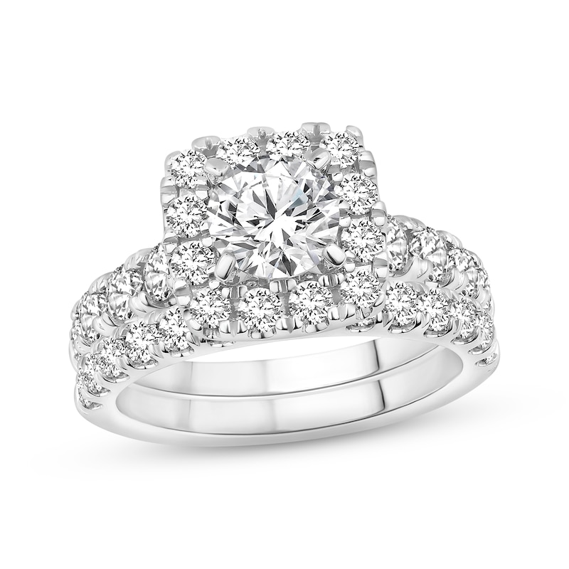 Main Image 1 of Diamond Bridal Set 3 ct tw 14K White Gold