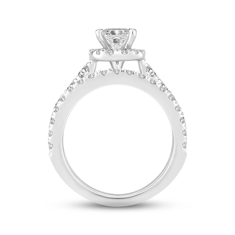 Main Image 3 of Diamond Bridal Set 2-1/5 ct tw 14K White Gold