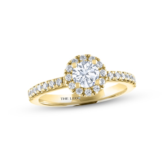 THE LEO Diamond Engagement Ring 3/4 ct tw Round-cut 14K Gold